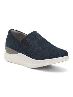 MOSHN Suede Verve Slip On Sneakers